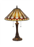 New Mission Tiffany Style Stained Glass Table Desk Lamp Great Size & Colors