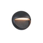 New Wall Sconce 6″ Height Transitional LED Textured Black Outdoor or Indoor