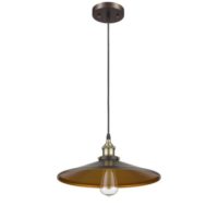 14″ Industrial Retro Design Hanging Ceiling Pendant Edison Bulb Bronze Finish