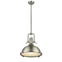 18″ Industrial Retro Design Hanging Ceiling Pendant Antque Brass Finish