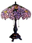 New Colorful Stained Cut Glass Wisteria Grape Design Table Lamp